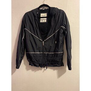Woman Abercrombie & Fitch Rain Mac Bomber Jacket Water Resistant Zip Up Size S